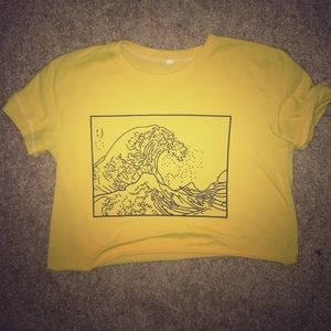 Great wave crop top